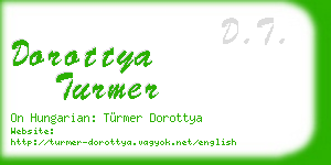 dorottya turmer business card