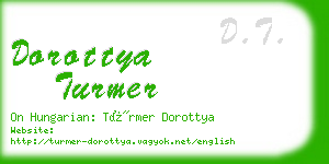 dorottya turmer business card